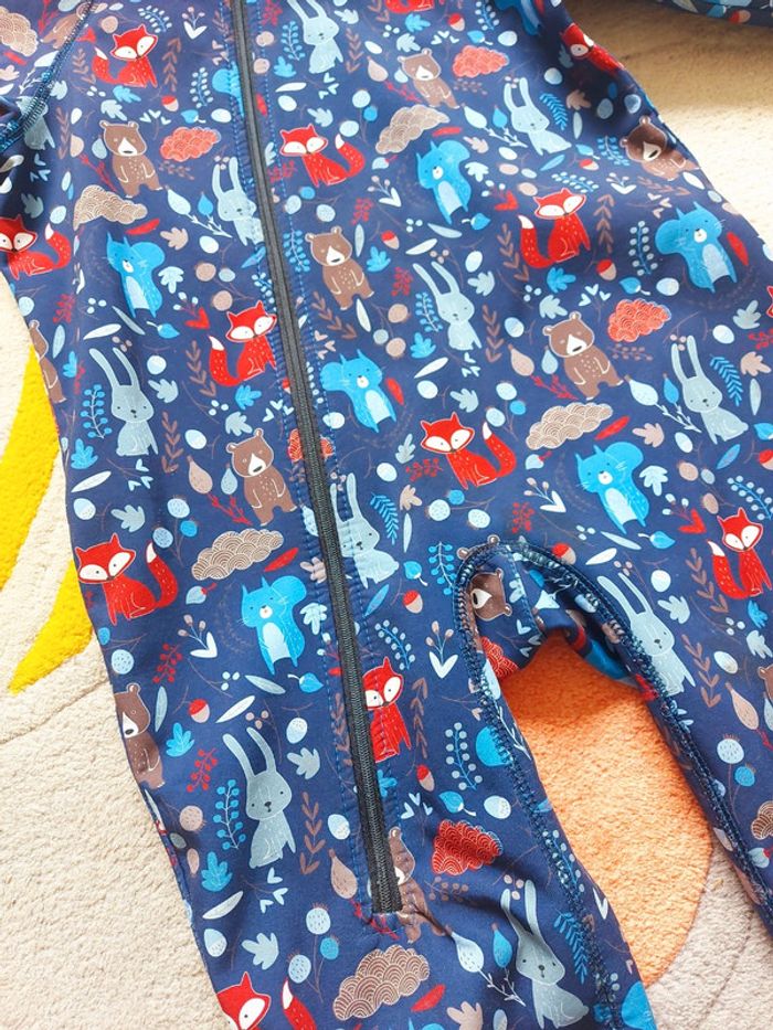 Combinaison imperméable IELM lapins renards 98cm - photo numéro 3