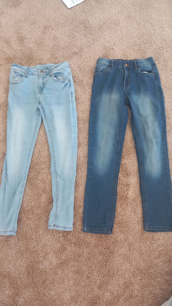 Lot 2 jeans fille