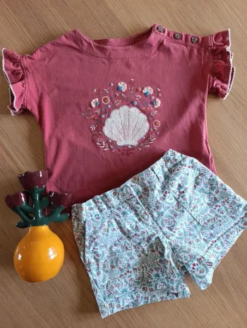Ensemble Sergent Major 6 ans short et haut
