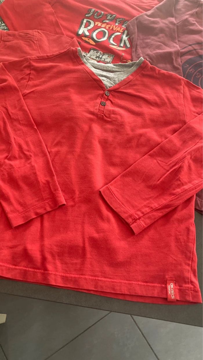 Lot ensemble vêtement garçon 8 ans pull sweat Marvel - photo numéro 5