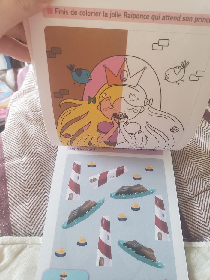 120 jeux pour les filles - livre activité  5-7 ans - neuf - photo numéro 3
