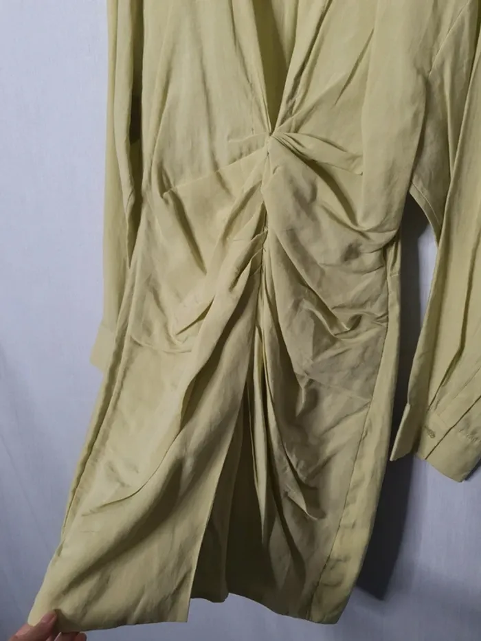 Robe pistache zara - photo numéro 3
