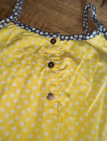 Jolie robe jaune à fleurs Confetti 4 ans