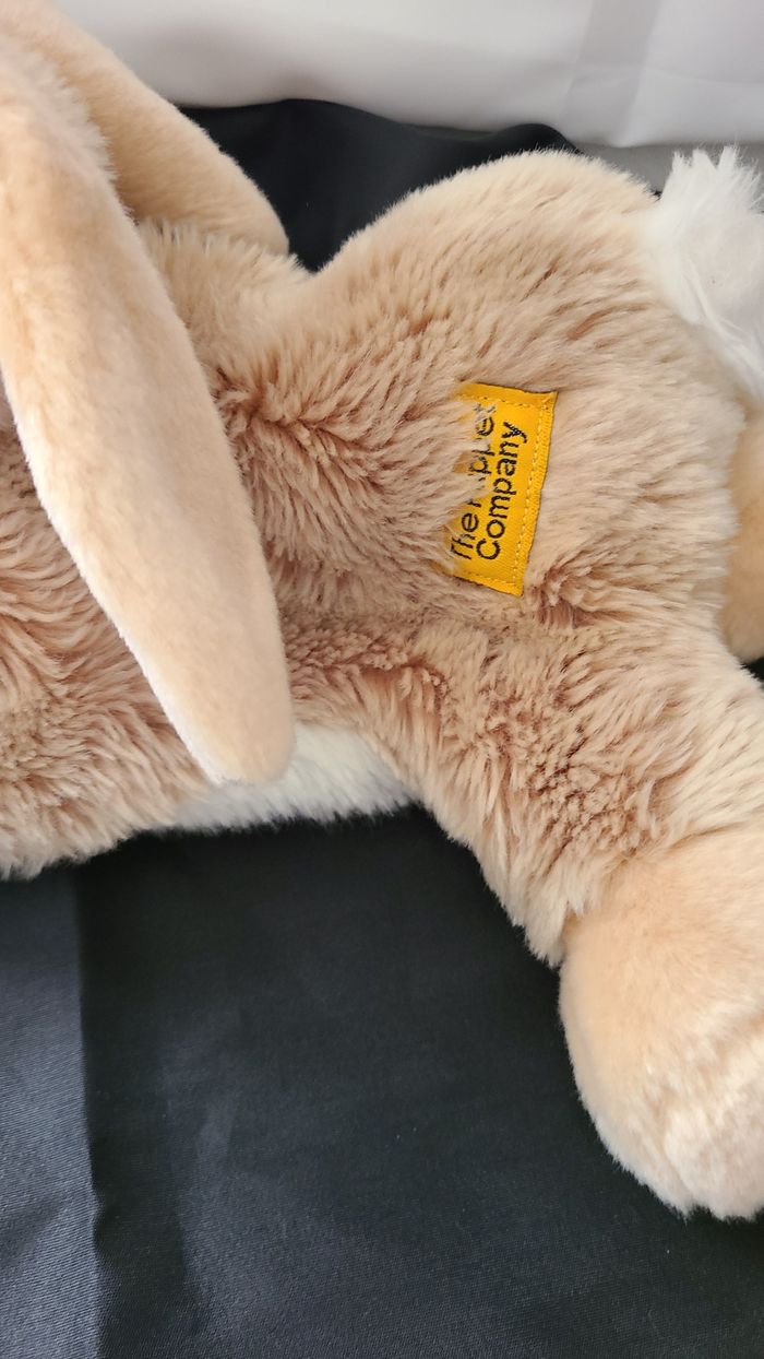 Peluche marionnette Lapin The Puppet Compagny blanc beige - photo numéro 9