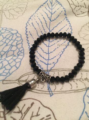 Bracelet perles + pompon