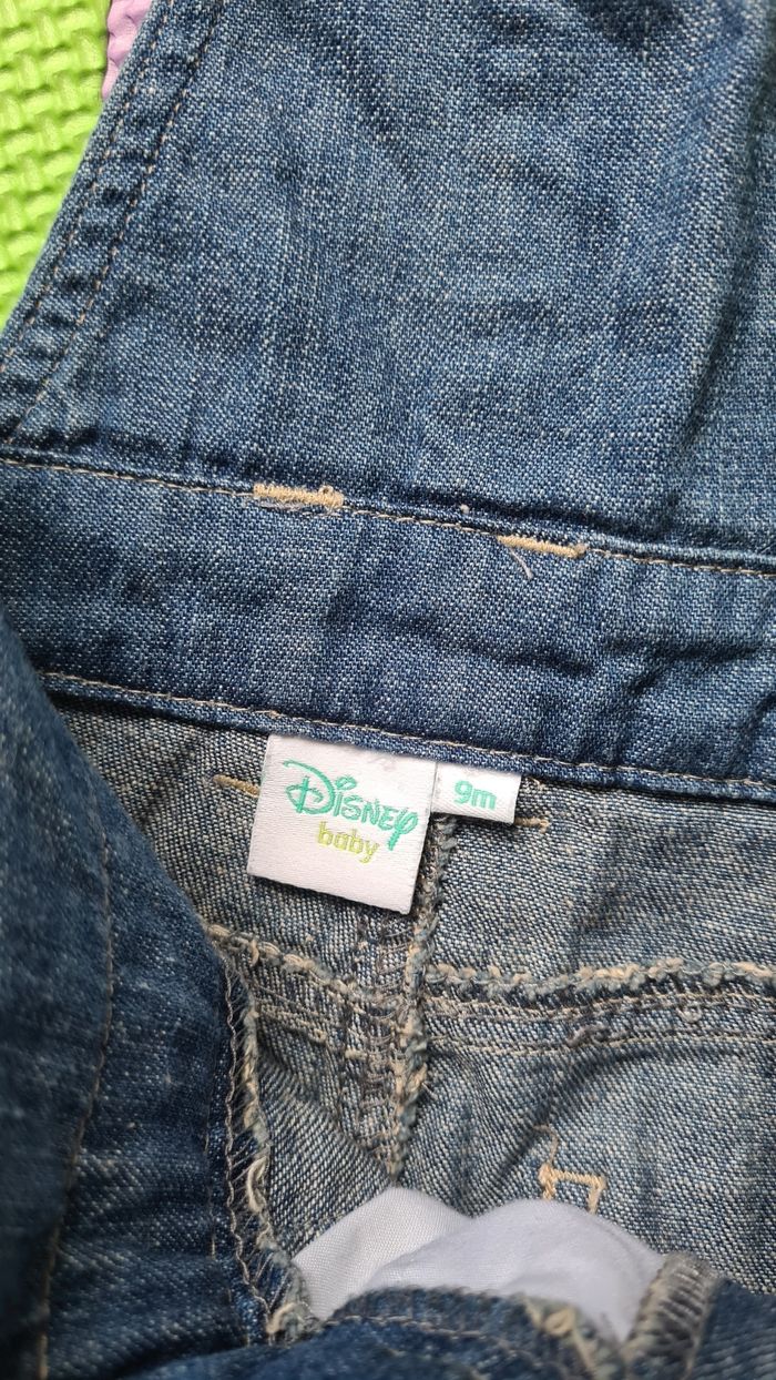 Ensemble salopette et T-shirt manches longues Mickey Disney 9 mois - photo numéro 3