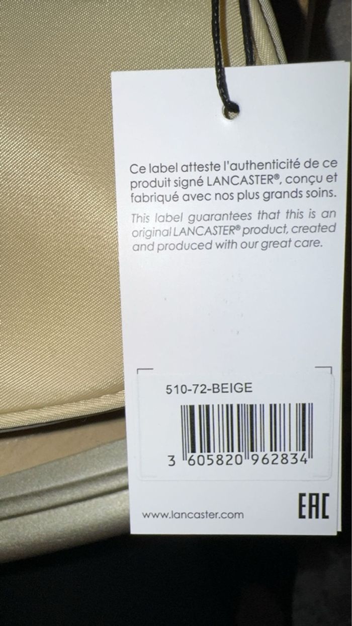 Mini pochette Lancaster basic chouchou beige - photo numéro 5
