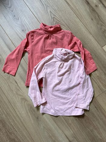 Lot 2 cols roulé Kiabi