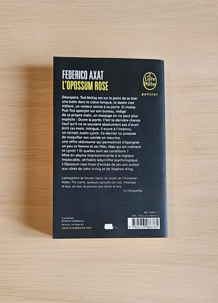 Livre L'opossum rose - photo numéro 2