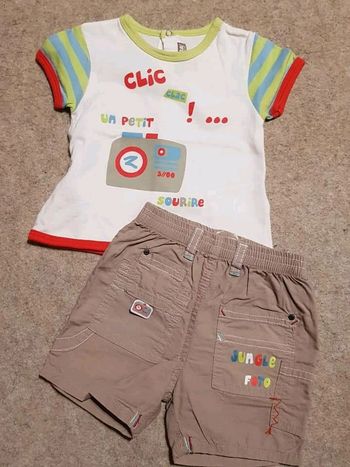 Ensemble estival orchestra garçon 3 mois