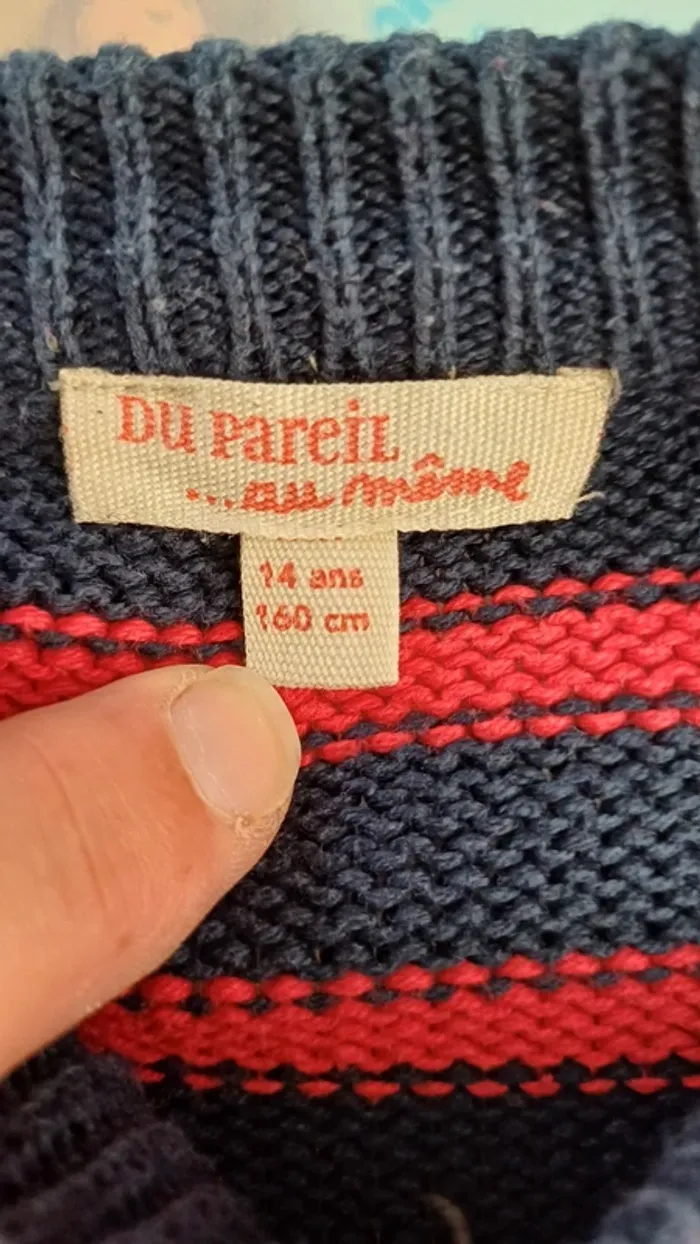 Pull tape à l'œil taille 14 ans - photo numéro 2
