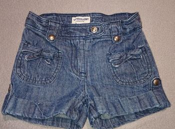 Short en jean, Vertbaudet, 2 ans/24 mois.