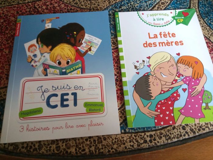Lot de 2 livres pour l'apprentissage de la lecture