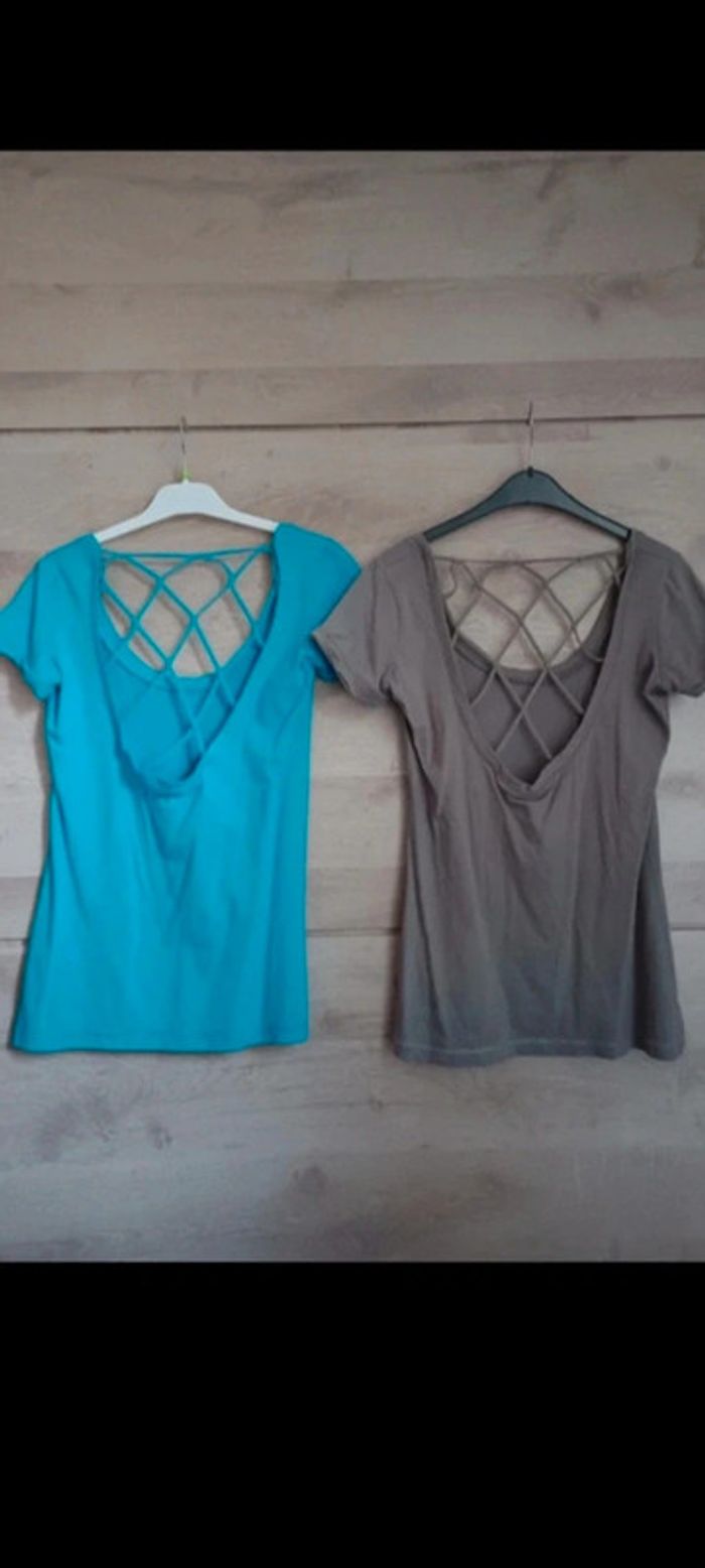Lot de 2 tee shirt original Taille 38/40 Diaza italia - photo numéro 2