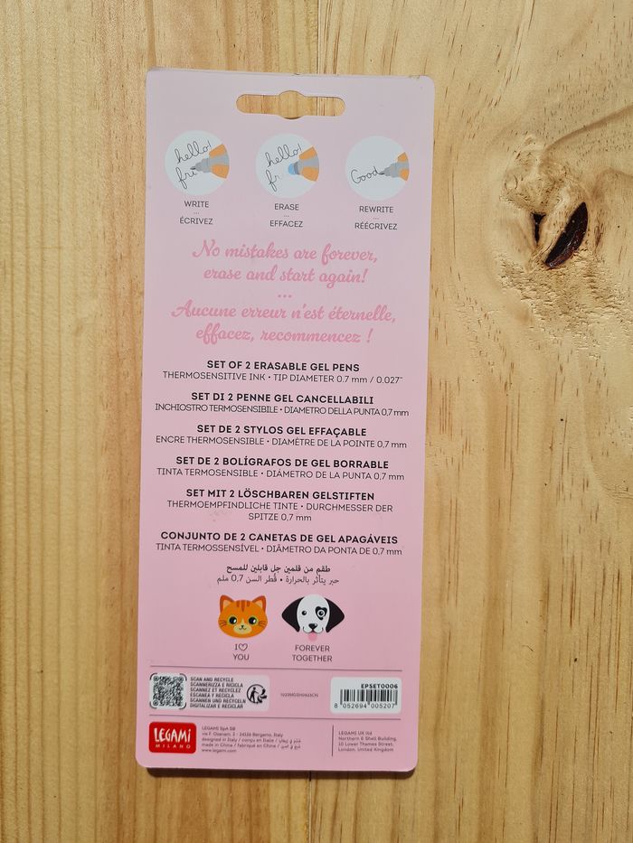 Legami Saint Valentin 2024 Chien et Chat Better Together édition Rarissime - photo numéro 3