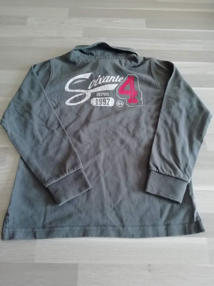 Polo manches longues taille 8 ans - photo numéro 2