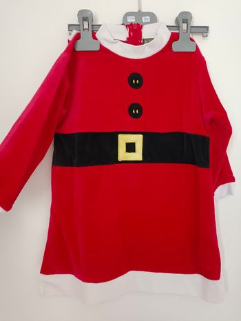 Robe de Noël en 2 ans + bonnet