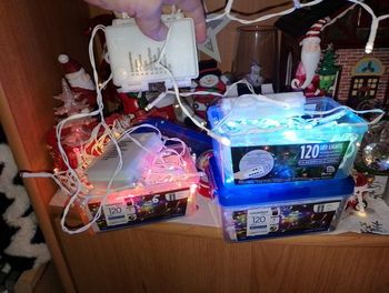 Guirlande de Noël où autres neuf