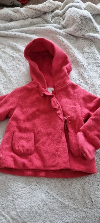 Veste hiver bébé fille 74 cm