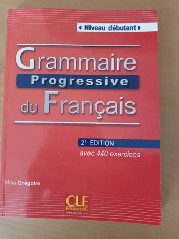 Livre grammaire progressive du Français - niveau débutant
