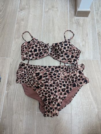 Maillot de bain léopard 2 pièces