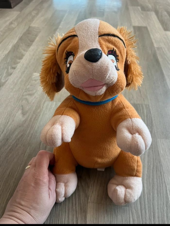 Peluche la belle et le clochard Disney - photo numéro 2