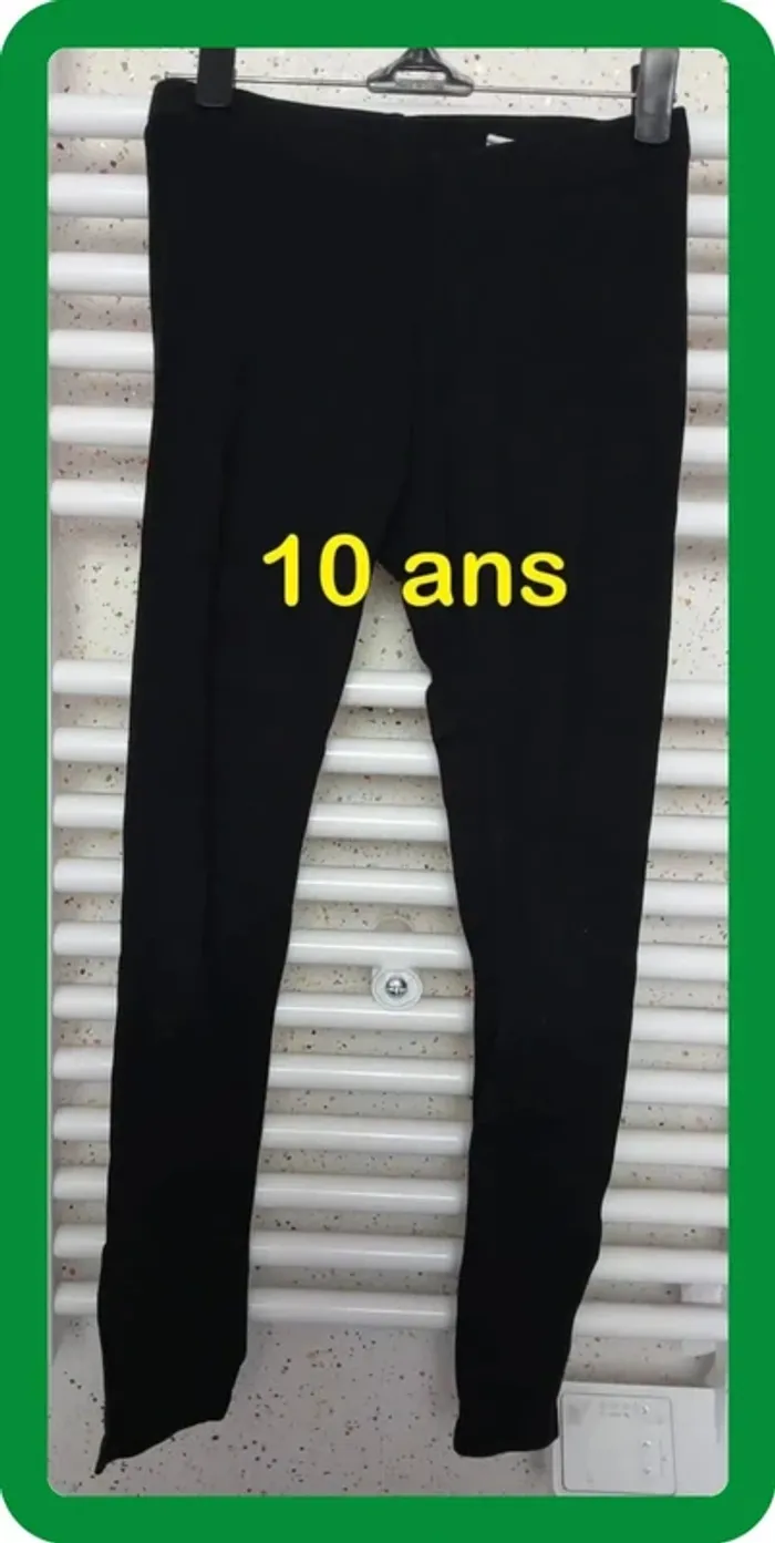 Legging noir Kiabi Taille 10 ans