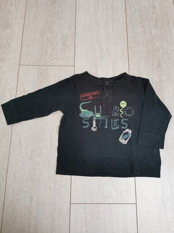 Tee shirt manches longues Kiabi