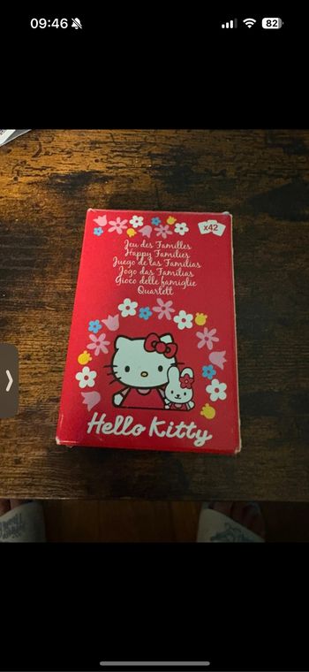 Jeu de carte hello kitty
