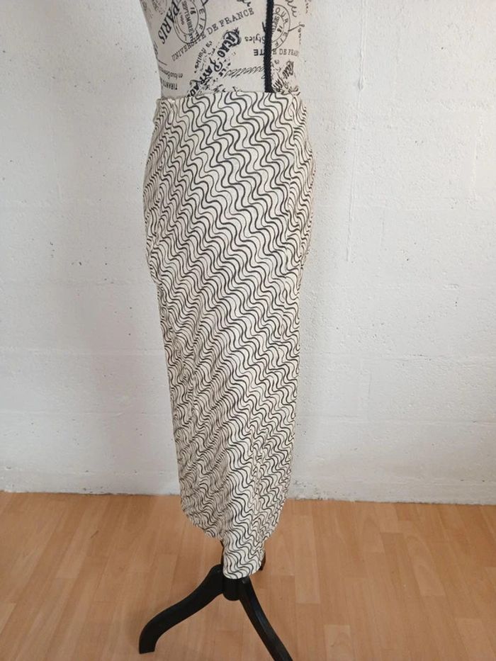 🖤 Jupe longue nouée Pull&Bear – Taille S – 100% coton – Très bon état - photo numéro 4