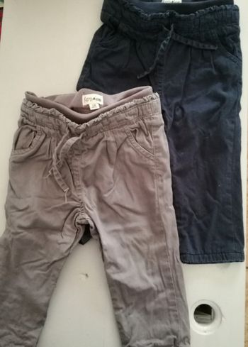 Lot de deux pantalons