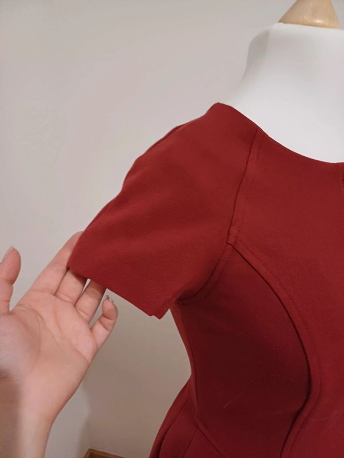 Robe épaisse bordeaux Impérial taille M 38 - photo numéro 3