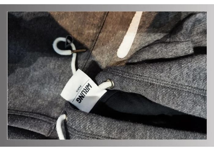 Sweat à capuche gris Wrung Taille S - photo numéro 4