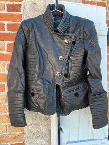 Veste en cuir
