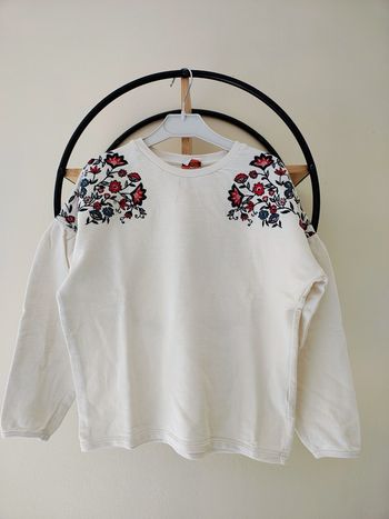 6 ans pull sweat fin tape a l'oeil