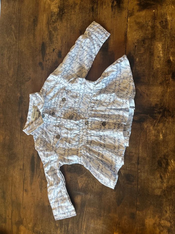 Chemisier/robe burberry 6 mois fille