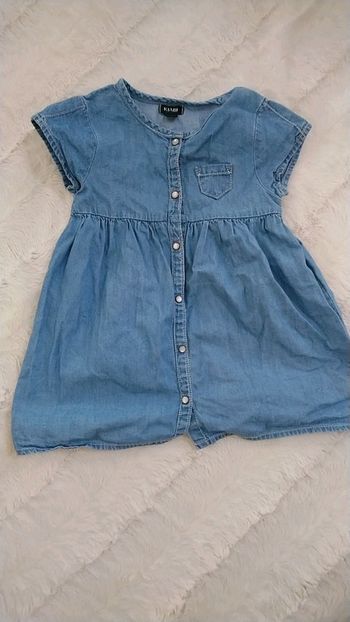 Robe en jean bébé fille