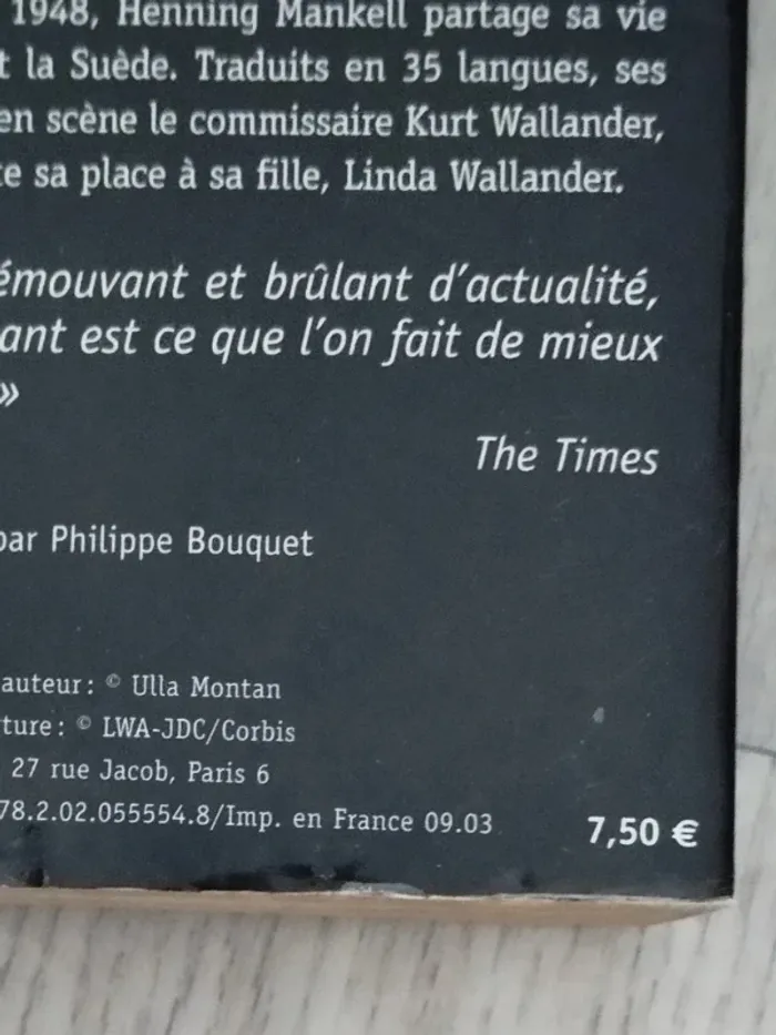 Roman policier Meurtriers sans visage de Henning Mankell - photo numéro 5
