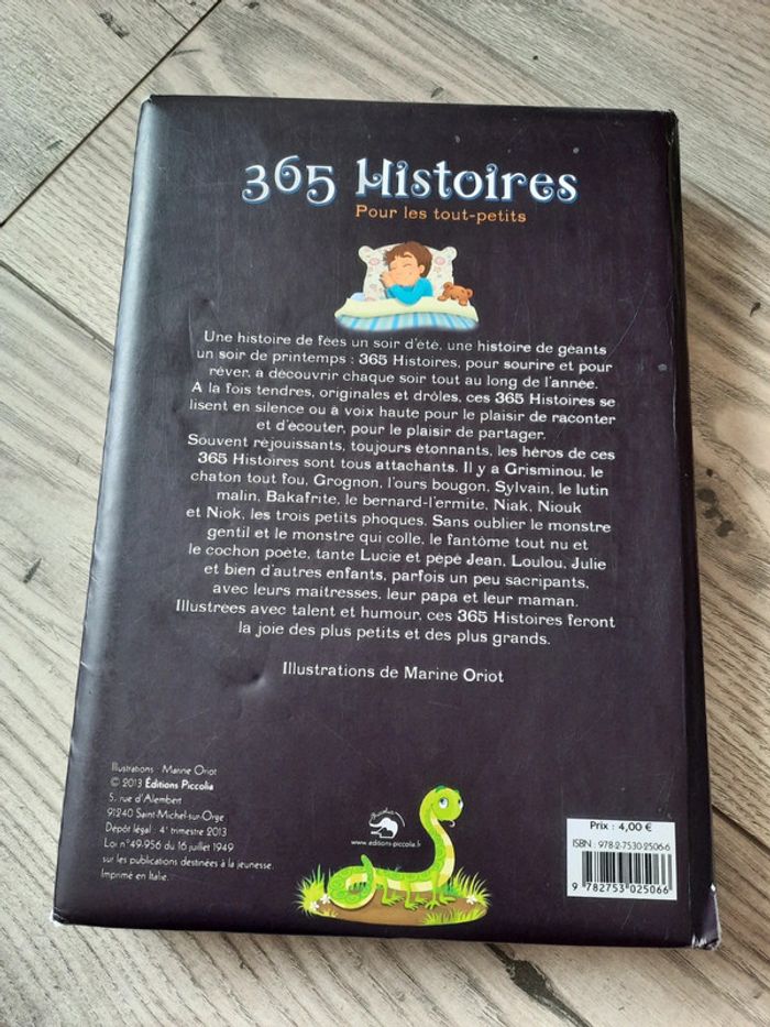 Livre 365 histoires pour les tout petits - photo numéro 2