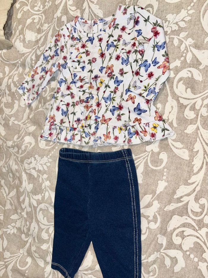Ensemble blouse + legging 3 mois - photo numéro 4