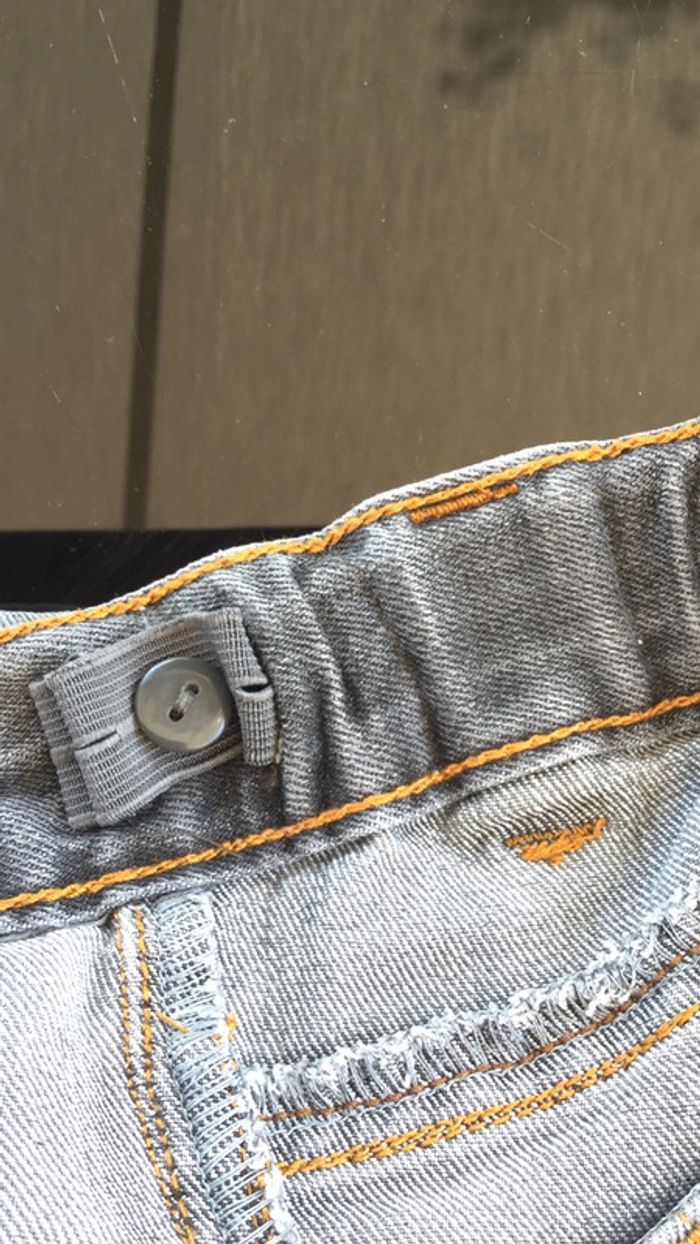 Jeans gris 10ans Kiabi - photo numéro 3