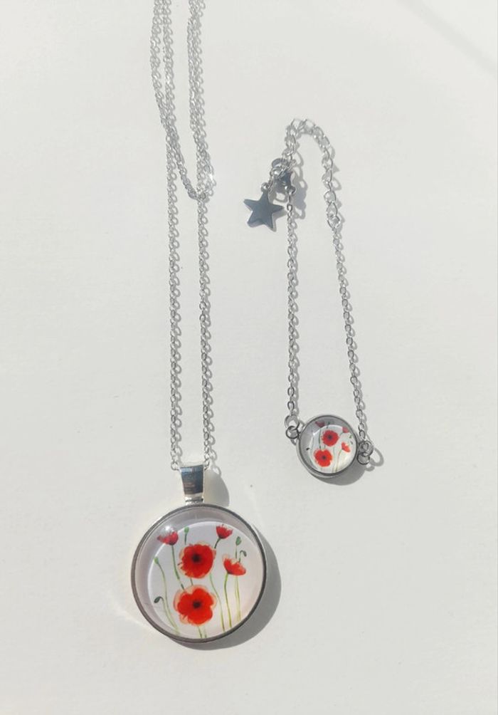 Parure coquelicot - photo numéro 2