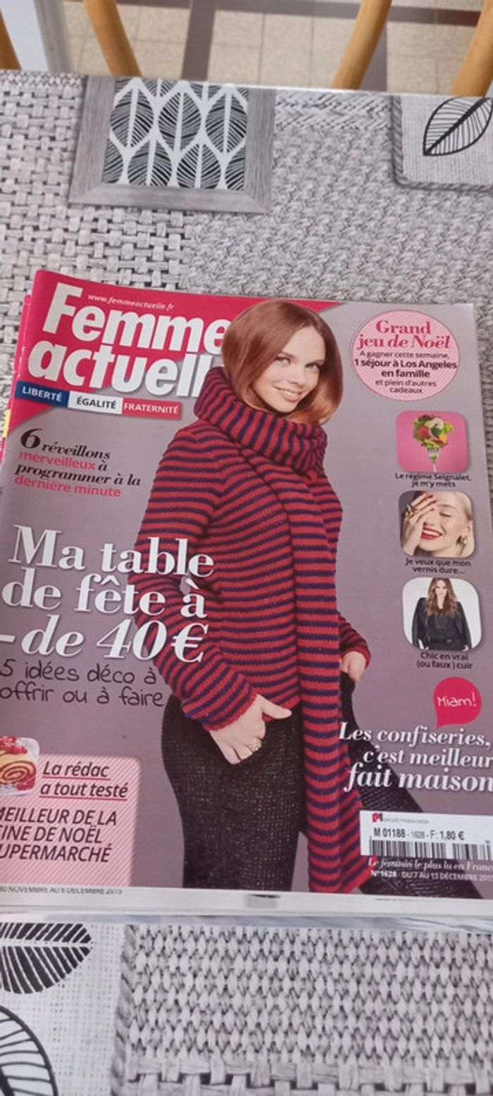 Magazines Femme actuelle année 2015 - photo numéro 5