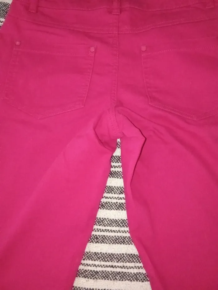 Jeans rouge - BnK - Taille S - photo numéro 5