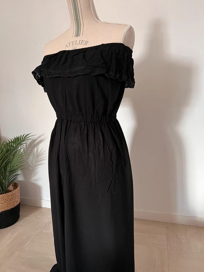 Robe longue noire Gemo 38