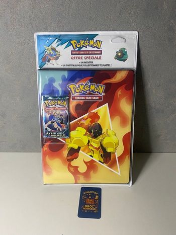 Carte Pokemon Portfolio avec booster EV09