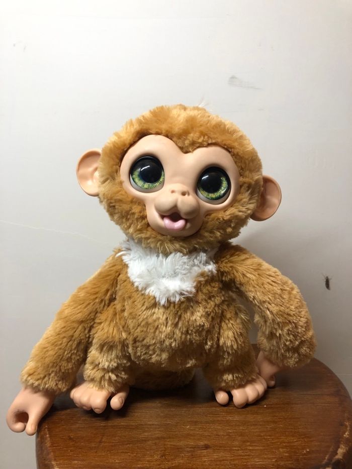 Peluche interactive Zandi le singe - photo numéro 6