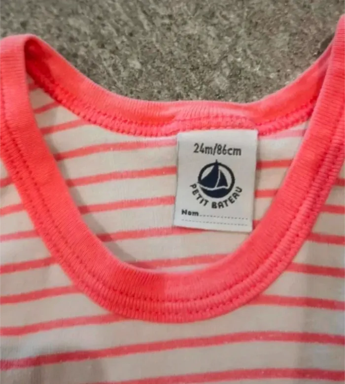 Body sans manches bébé fille 2 ans Petit Bateau - photo numéro 2