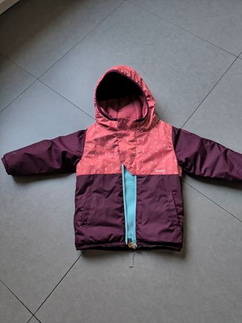 Veste de ski et moufles