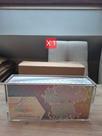 Protection acrylique ultra premium évoli ev8.5 Pokémon aimants puissant épaisse